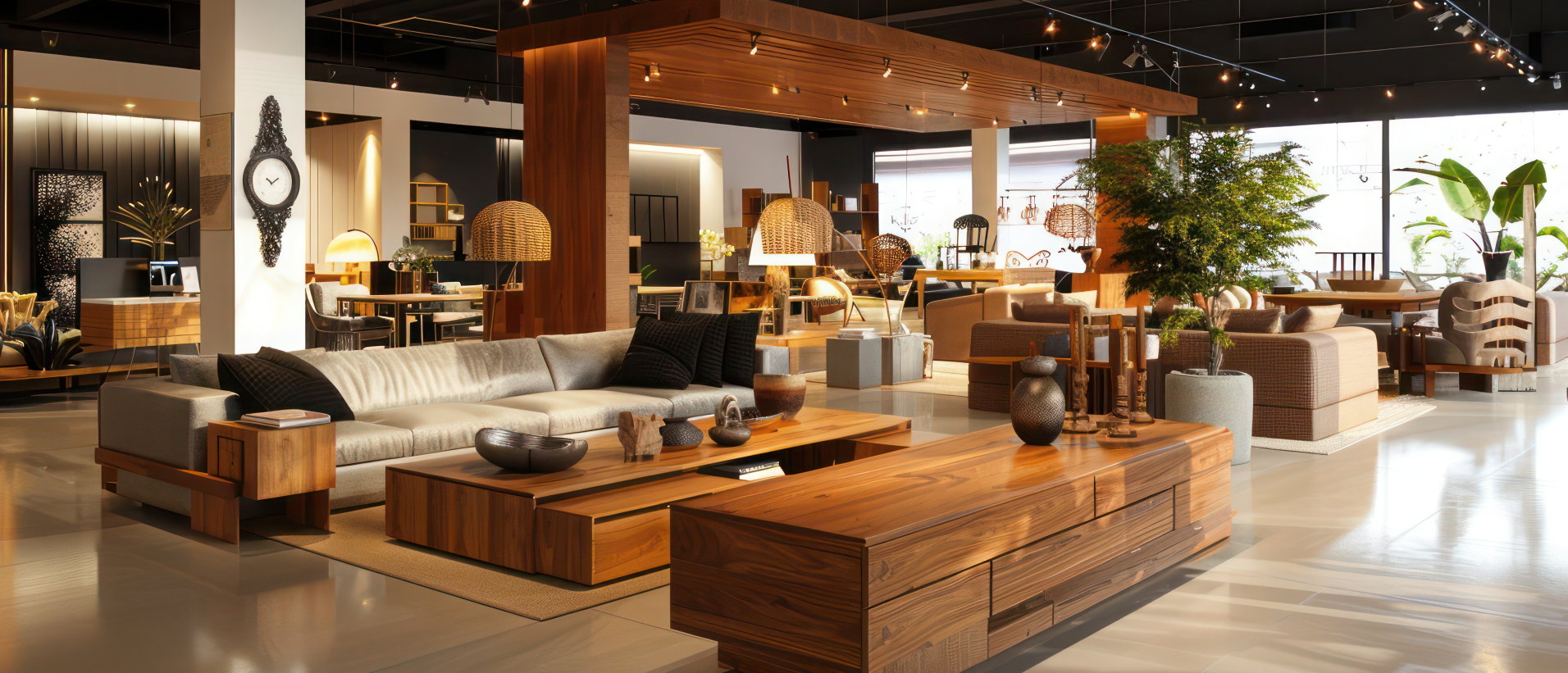 Hochwertige Möbel im Showroom präsentieren!